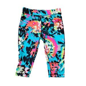 FILA Sport Girls Athletic Pants Medium 10-12 Running /Yoga Cropped  Multi-color